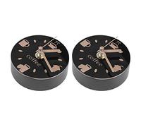 Xiniy 2X Muet Aimants pour RéFrigérateur Souvenir Digital Horloge Murale Auto-Adhésive Aimants pour RéFrigérateur Blancs Tableau Magnétique Montre de Cuisine Murale