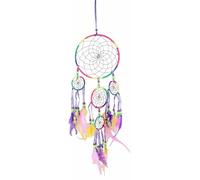 Xiniy Attrape-reves Fait Main Capteur de reves Traditionnel Mural Plume coloree de Decoration