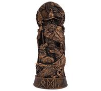 Xiniy Statues de Dieux Nordiques, PanthéOns Scandinaves Dieux Nordiques Statues en RéSine DéCoratives Artisanat d'art Statues DéCoratives pour Chapeau