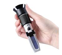 XinJiaYi Brix Compteur réfractomètre, outil de test de miel à triple échelle (contenu en eau : 12-27 %, Brix : 58-92 %, Be': 38-43), réfractomètre Brix portable pour miel, sirop d'érable, mélasse et apiculture