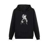 XINJIEDIAN Alfred Hitchcock Collage Hoody Unisex Ptinted Hoodies Long Sleeve Men's Hooded with Pocket Black M