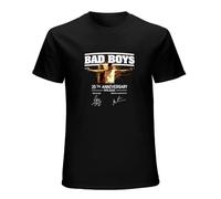 XINJIEDIAN Bad Boys 25Th Anniversary 1995 2020 Signature O-Neck 100% Cotton Short Sleeve Unisex T-Shirt S
