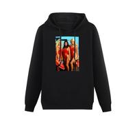 XINJIEDIAN Baywatch Lifeguard Beach Babes Pamela Anderson Carmen Electra Hot Unisex Hoody with Pocket Black XXL
