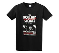XINJIEDIAN Berlin Tour of Europe '76 Unisex 100% Cotton Short-Sleeve T-Shirts Black XL