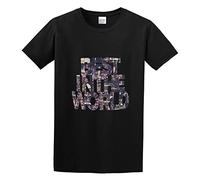 XINJIEDIAN Best in The World Cm Punk Unisex 100% Cotton Short-Sleeve T-Shirts Black XXL