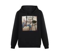 XINJIEDIAN Crowded House Time on Earth Summer 2007 Tour Band Hoody Unisex Long Sleeve Hooded with Pocket Black M