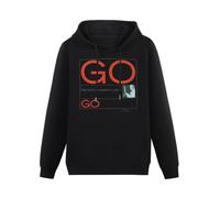 XINJIEDIAN Dexter Gordon Go Hoody Unisex Ptinted Hoodies Long Sleeve Men's Hooded with Pocket Black M