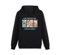 XINJIEDIAN Gil Scott-Heron Brian Jackson Winter in America Album Cover Art Unisex Hoody with Pocket Black XXXL