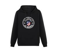 XINJIEDIAN Hoody Atletico Madrid Red New Logo ATM Color Black M