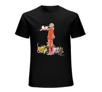 XINJIEDIAN Kenma and Cats Anime Clothes Design Haikyuu Volleyball Anime O-Neck 100% Cotton Short Sleeve Unisex T-Shirt XXL