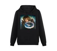 XINJIEDIAN Labyrinth Movie Poster Art Printed Hoody Unisex Ptinted Hoodies Long Sleeve Men's Hooded with Pocket Black XXL