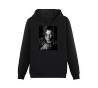 XINJIEDIAN Leonardo Dicaprio Hoody Unisex Ptinted Hoodies Long Sleeve Men's Hooded with Pocket Black XXXL