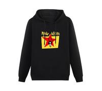XINJIEDIAN Mano Negra Music Hoody Unisex Ptinted Hoodies Long Sleeve Men's Hooded with Pocket Black S