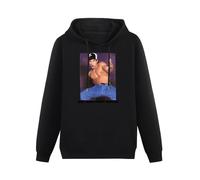 XINJIEDIAN Marky Mark Wwd Marky Wahlberg Retro Music Hoody Unisex Long Sleeve Hooded with Pocket Black XL