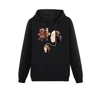 XINJIEDIAN Miles Davis Bitches Brew Hoody Unisex Ptinted Hoodies Long Sleeve Men's Hooded with Pocket Black M