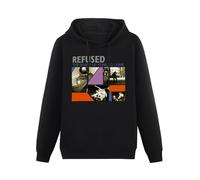 XINJIEDIAN Refused Band Shape of Punk to Come Hoody Unisex Ptinted Hoodies Long Sleeve Men's Hooded with Pocket Black M