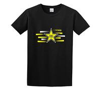 XINJIEDIAN Rockstar Energy Streak O-Neck 100% Cotton Short Sleeve Unisex T-Shirt XL