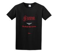 XINJIEDIAN Saxon The Eagle Has Landed Pop Cotton O-Neck 100% Cotton Short Sleeve Unisex T-Shirt XXL