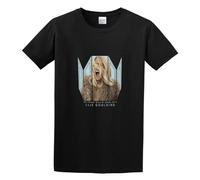 XINJIEDIAN Seagleo Ellie Goulding Album Delirium World Tour Portrait Unisex 100% Cotton Short-Sleeve T-Shirts Black L