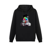 XINJIEDIAN Simple Minds Walk Between Worlds Album Hoody Unisex Ptinted Hoodies Long Sleeve Men's Hooded with Pocket Black M