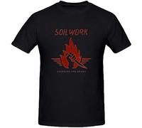 XINJIEDIAN Soilwork Stabbing The Drama Young Unisex 100% Cotton Short-Sleeve T-Shirts Black L