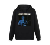 XINJIEDIAN Stephen Stills Live Hoody Unisex Ptinted Hoodies Long Sleeve Men's Hooded with Pocket Black L