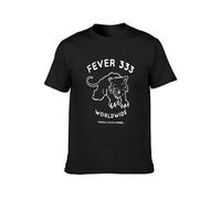 XINJIEDIAN The Fever 333 Black Cat Fever T-Shirt Black XL