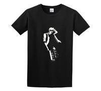 XINJIEDIAN Tom Waits Closing Time Unisex 100% Cotton Short-Sleeve T-Shirts Black M