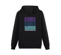 XINJIEDIAN Two Door Cinema Club Liner Hoody Unisex Ptinted Hoodies Long Sleeve Men's Hooded with Pocket Black S