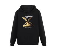 XINJIEDIAN Whitesnake Saints and Sinners Rock Hoody Unisex Ptinted Hoodies Long Sleeve Men's Hooded with Pocket Black S