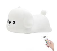 xinjinhju Veilleuse pour enfants LED Lampe de chambre à coucher décorative 9 couleurs changeantes pour Lumières de la chambre d'enfant alimentée par piles cadeau pour filles et garçons - PaPa Chiot
