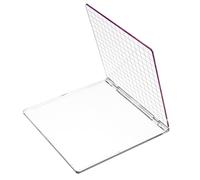 Xinjoduz Bloc acrylique pour tampon en silicone transparent avec lignes de grille - Plaque acrylique transparente de 0,7 cm d'épaisseur - Pour travaux de bricolage, gaufrage précis, scrapbooking