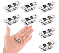 Xinjoduz Lot de 8 mini roulettes fixes à profil bas