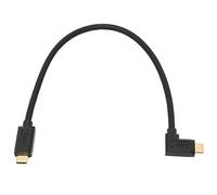 XINL Câble d'extension de données USB3.1 Type C, câble d'extension mâle à mâle à 3 Couches, Angle de 90 degrés, Transfert de données 10 Gbit/s pour Ordinateur vers téléphone