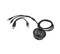 XINL HUB Rond, séparateur USB de Bureau Simple et résistant à l'usure Pratique pour Usage général pour Usage Quotidien pour Usage Professionnel pour Une conférence