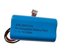 XINLANTECH 18650 1s2p 5200mAh 3.7V batterie lithium-ion rechargeable avec connecteur PH1.25/5p/cellules 5C/prend en charge la charge rapide