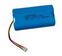 XINLANTECH 18650 1s2p 5200mAh 3.7V Rechargeable Lithium-Ion Batterie avec XH2.54/3P Mâle/Cellules 5C/Supporte la Charge Rapide