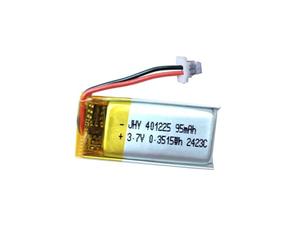 XINLANTECH Batterie de rechange 95 mAh pour télécommande de guidon Sena SC-HR-01, bracelet à distance SC-WR-01, batterie d'origine améliorée de 80 mAh à 95 mAh