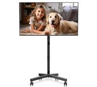 XINLEI Support TV sur roulettes pour écran plat incurvé Plasma/LCD/LED de 21 à 60" - Charge maximale : 35 kg - Hauteur réglable - VESA400 x 400