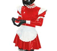 XINLIANYI Uniformes de femme de ménage à manches longues en PVC