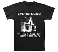 XINLING Eyehategod T-shirt pour homme au nom de la souffrance Noir, Couleur 11, M