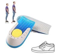 Xinlon 1 Paire De Talonnette Grandissante, Semelle Rehaussante, Coussinet Talon Chaussure, Respirable Ascenseur Absorption Des Chocs Augmentateur De Hauteur Chaussures Pour Homme Et Femme (2.5cm)