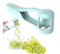 Xinlon Trancheuse à Fruits, Coupe Fruits et Légumes en Lamelle, Coupe-Raisin pour les Tout-Petits, Gadget de Cuisine en Acier Inoxydable Pour La De Salade Fruits, Tomates, Fraises