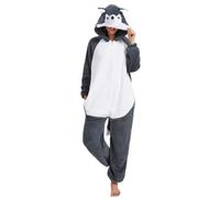 Xinlong Combinaison Pyjama Femme Panda Kigurumi Déguisement de OSO Onesie Oversized Adulte Costume d'halloween Unisexe avec Capuche