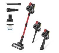 Xinng Aspirateur Balai sans Fil Puissant 15Kpa - 3 en 1 avec 65 Min d'Autonomie, Brosse LED et Filtre Lavable - Idéal pour Sols, Tapis et Poils d'animaux (sans Sac, Léger et Silencieux)