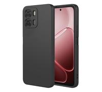 XINNI Coque en Silicone Liquide pour Oppo A6 4G 5G/A6S/A6K, Antichoc | Anti-Rayures, Doublure Microfibre, Anti-Dérapante, Toucher Doux, Fine & Légère, Protection Caméra & Écran,Noir