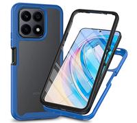 XINNI Coque pour Honor X6 4G/Honor X8 5G/Honor 70 Lite Antichoc Housse avec Protège écran, 360 Degrés Full Body Etui Solide Double Face Bumper Portable Transparent Housse