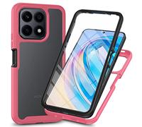 XINNI Coque pour Honor X6 4G/Honor X8 5G/Honor 70 Lite Antichoc Housse avec Protège écran, 360 Degrés Full Body Etui Solide Double Face Bumper Portable Transparent Housse