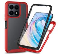XINNI Coque pour Honor X8a Antichoc Housse avec Protège écran, 360 Degrés Full Body Etui Solide Double Face Bumper Portable Transparent Housse