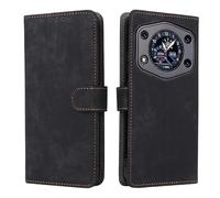 XINNI Housse pour Cubot A30 Etui, RFID Protect PU/TPU Cuir Coque Magnétique Portefeuille, Noir